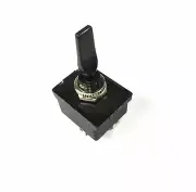1PCS NEW Black 6Pin DPDT 3Position 12mm ON-OFF Momentary Toggle Switch DC12V 20A