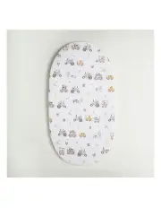 [LIVING TEXTILES] Bedside Sleeper Fitted Sheet Pack 1 in White
