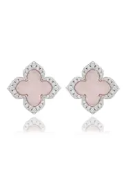 SYDNEY SOIRÉE FAIRWATER MOTHER OF PEARL STUD EARRINGS SILVER