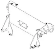 Cycle Country Plow Front Mount for Kawasaki 4010 Mule 13-15 16-2070 PLOW MOUNT