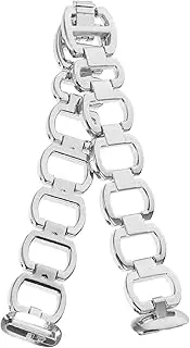 [HOMSFOU] Strap Chain Bracelet Watch Wristbands Smartwatch Charger Watch Band Bangle Bracelets for Women Chic Watch Chain Stainless Watchband Stainless Steel Band Silver