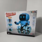KikoRobot.962 STEM Do-It-Yourself Robot Assembly Kit with I/R &Al Open Box