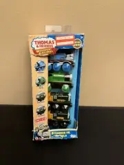 Thomas & Friends Wooden Iron 'Arry Bert Steamies Vs Diesels 4 Pack Engines Day