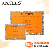 在飛比找蝦皮購物優惠-Arches法國阿詩 全棉水彩紙 300g 粗紋 四面封膠 
