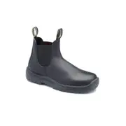 Steel Toe Slip-On Elastic Side Boots w/ Kick Guard, Black, AU 9, US 10 New!