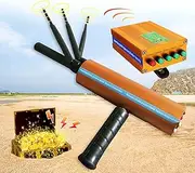 Metal Detector Pinpointer with 3 Antennas, High Accuracy Detection Depth 15 m 1200 m Long Range Handheld Underground Gold Detector Pinpointer 1600mAh Rechargeable Treasure Scanner Gold
