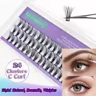 C Curl Lashes Volume Lash Extension Kit 3D 24 Clusters Individual Lash DIY