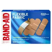 Band-Aid Flexible Fabric Adhesive Bandages All One Size 100ct