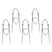 5 Pcs Bracket Fishing Rod Holders for Bank Sea Pole Sturdy Scratch-resistant