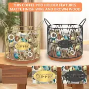 Sturdy Coffee Pod Holder Saving-Space Coffee Pods Storage Organizer BrONp