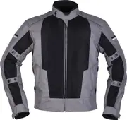 Modeka Veo Air, textile jacket , color: Black/Grey , size: 3XL