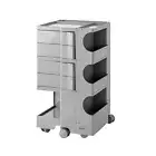 ArtissIn Storage Trolley Bedside Table 5 Tier Drawers Cart Boby Replica Grey