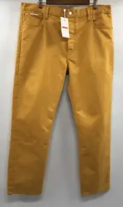 Calvin Klein x Heron Preston Straight Leg Jeans Gold/Yellow Mens Size 32