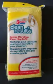 Quickie Clean Results Jumbo Microfiber Floor Mop Refill #0074MCR