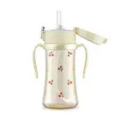 Grosmimi - Cherrish Edition PPSU Straw Cup 300ml - Prue Gold