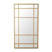 [Florabelle Living] Lucia Gold Rimmed 15 Pane Mirror