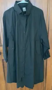 CALIA BY CARRIE UNDERWOOD JOURNEY TRENCHCOAT/JACKET PURE BLK NEW WITH TAGS S/M