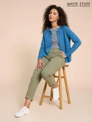 White Stuff Turquoise Blue Lulu Cardigan (D57260) | $104