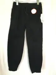 NWT Wonder Nation Boys Pull on Jogger Pants Black School Uniform Approv XS
