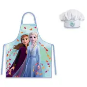 Disney Frozen Autumn Kids Apron and Chef Hat Set
