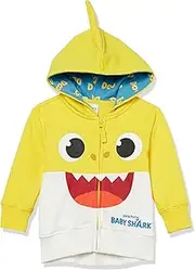 [Pinkfong] Boys Zip Up Big Face Hoodie-Baby Shark