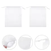 10pcs Carp Fishing Mesh Net Bag Draw String Mesh Sack Fishing Equipment