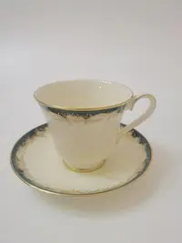 在飛比找Yahoo!奇摩拍賣優惠-英國 MINTON 明頓骨瓷 GROSVENOR 系列咖啡杯