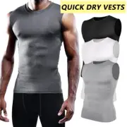 Men's Slimming Compression Shirt Moobs Tummy Control Body Shaper Tank Tops Vests