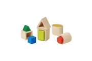 Plan Toys Geo Matching Boxes Kids Childrens Interactive Play Toy Playset 12M+