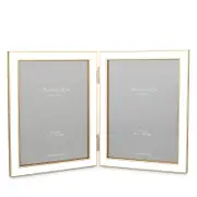 Addison Ross Enamel Double Frame, 5 x 7