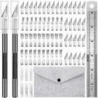 64-piece Exacto knife precision knife set for demanding hobby knives