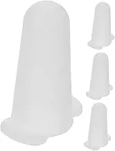 iplusmile 4pcs Silicone Dessert Piping Tip Protectors Covers for Nozzles Reusable and Heat Resistant Keeps Icing Fresh for Cake Decorating and Baking Supplies