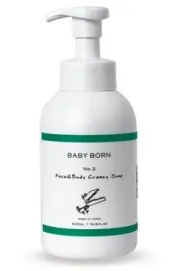 BABY BORN Face & Body Creamy Soap Soap Shampoo-Body Soap Baby Kids Additive-free