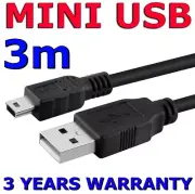 3m FAST USB 2.0 to Mini USB Mini-B 5Pin Data Adapter Charger Cable OTG Cord