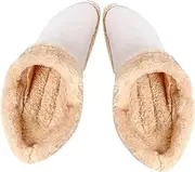 SAFIGLE 1Pair Warm Lining Slippers Inserts Soft Furry Insoles for Shoes Removable Winter Footwear Liners Comfortable Practical for Men Women Essential Winter Accessory