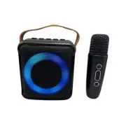 Multifunctional Bluetooth Audio Portable Microphone Led Atmosphere Lamp4039