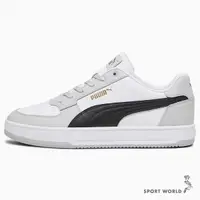 在飛比找Yahoo奇摩購物中心優惠-Puma 女鞋 休閒鞋 皮革 Caven 2.0 灰白黑【運