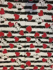 VINTAGE 101 DALMATIONS KNIT FABRIC