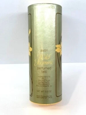 Avon Wild Jasmine Perfumed Talc, 3.5 oz.