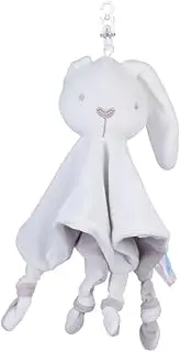 ULDIGI 1pc Soothing Towel Pool Bunnies Bed Cot Sleep Sack Stuffed Girl Hooded Boy Shampoo Rocker Bunny Appeasing Towel Cotton White