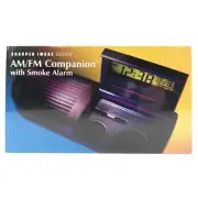 Sharper Image SI 584 Am Fm Smoke Alarm Companion Portable Clock Radio