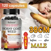 Horny Goat Weed Capsules - Supports Hormonal Balance, Suitable for Men and Women