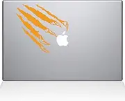 The Decal Guru Claws Decal Vinyl Sticker, 13" MacBook Pro (2015 & Older Models), Green (1411-MAC-13P-LG)