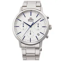 在飛比找蝦皮購物優惠-Orient 手錶 男錶  三眼 日期顯示 不鋼鏽錶帶 RN