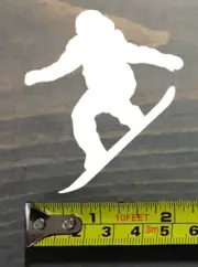 Snowboarder Sticker Decal 2.5" Snowboard Burton Lib Tech K2 Gnu Ride Die Cut