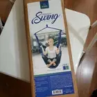 NIB Sorbus Blue Hanging Rope Hammock Chair Swing Seat-2 Seat Cushions Included