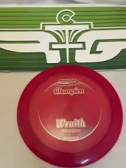 FLY GREEN DISC GOLF INNOVA CHAMPION MONEY STAMP WRAITH DISTANCE DRIVER 171G RED