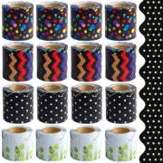 36 Feet/Roll Bulletin Board Borders for Classroom Bulletin Board Paper Roll