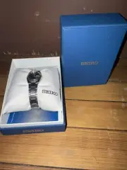 Seiko Quartz Ladies Silver & Gold Watch Hardlex Crystal Brand New Mint