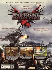 Warfront Turning Point PC Game Magazine Promo Ad Art Print Poster - Glossy